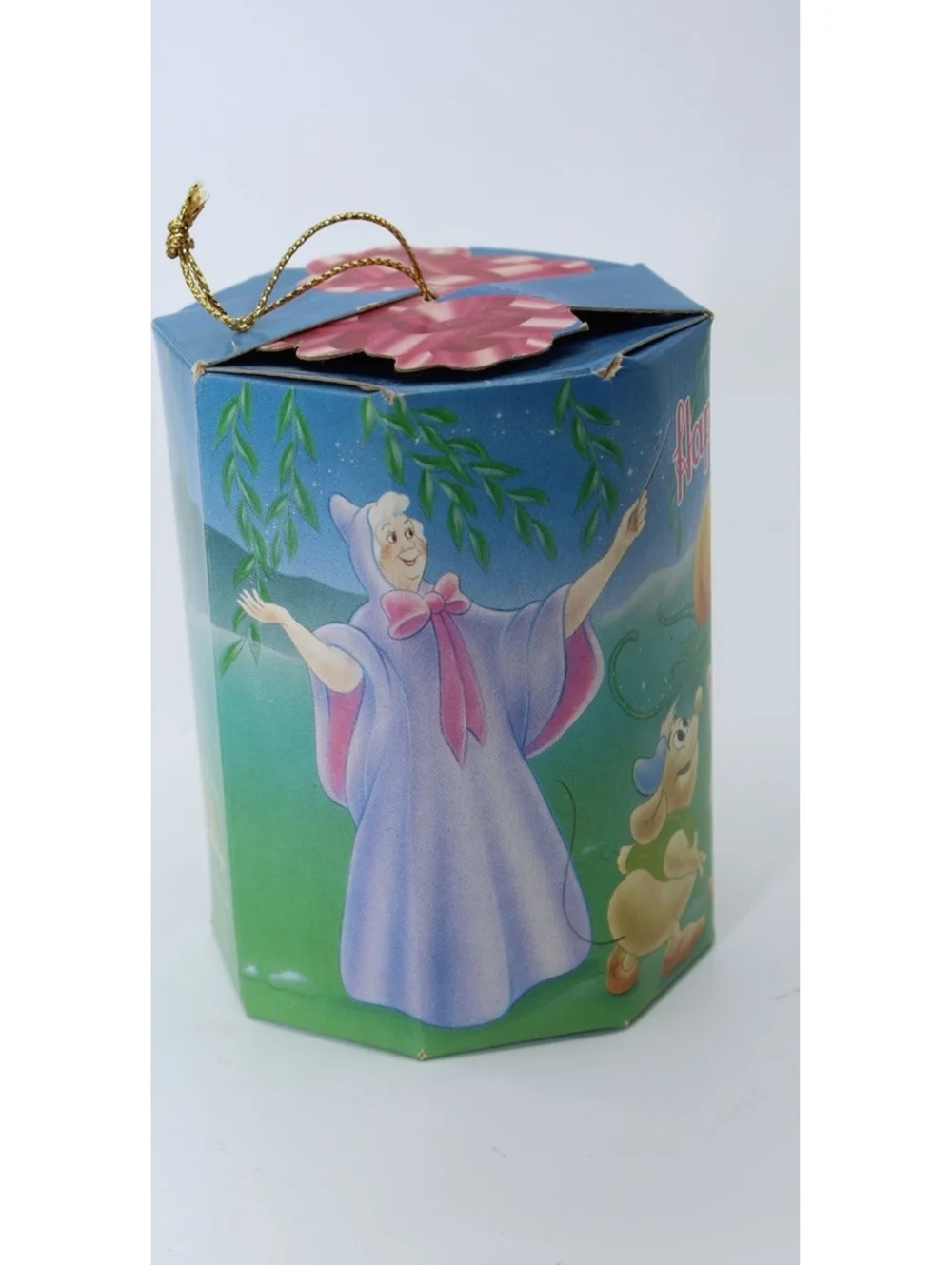 80s 90s Disney 6 EMPTY BOXES from Christmas Ornaments McDonalds Happy Meal Toys